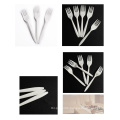 Biodegradable white fork 6"  in USA/European Market